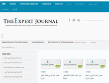 Tablet Screenshot of expert-journal.com